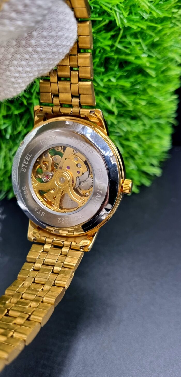 ROLEX-Inspired Skeleton Automatic Luxury Watch - Image 5