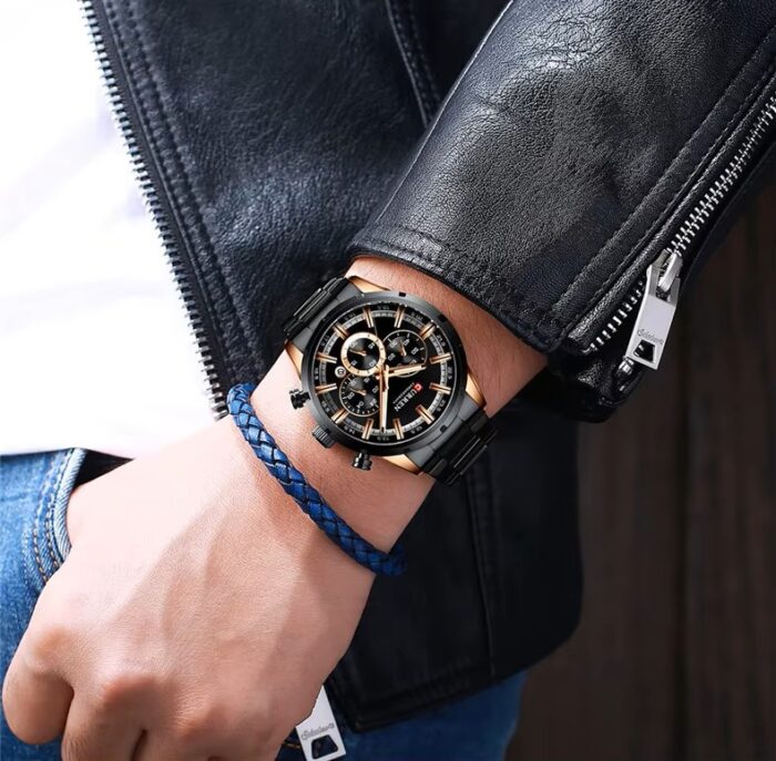 CURREN 8355 Multi-Function Quartz Watch - Image 4