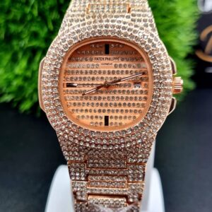 PATEK PHILLIPE-Inspired Iced Out Watch