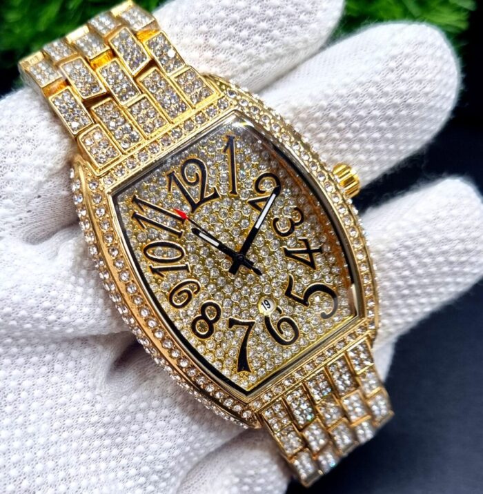 FRANK MULLER-Inspired Iced Out Watch - Image 2