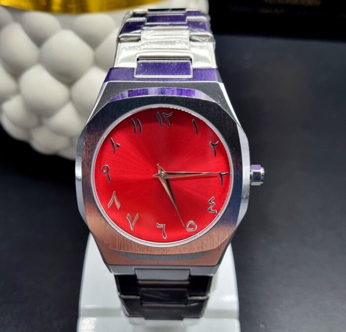 AURA Series Arabic Stainless Steel Wristwatch - Image 6