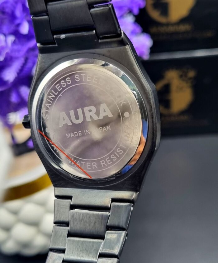 AURA Series Arabic Stainless Steel Wristwatch - Image 7