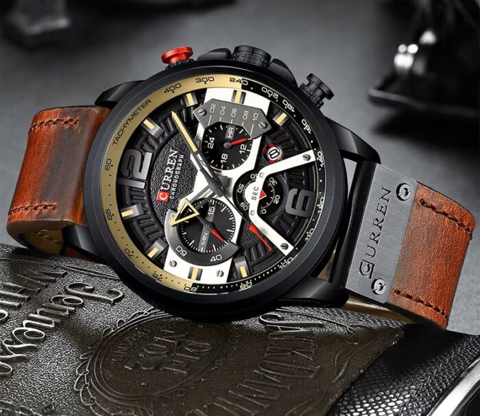 CURREN 8329 Chronograph Sports Watch - Image 3