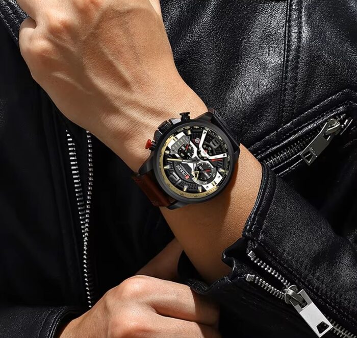 CURREN 8329 Chronograph Sports Watch - Image 9