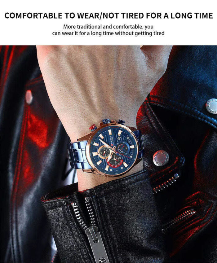 CURREN 8415 Multi-Function Quartz Watch - Image 5