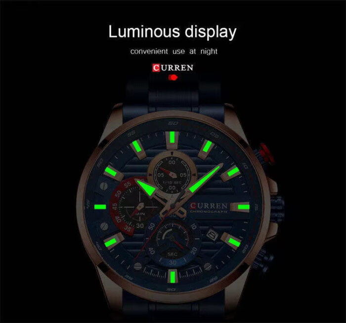 CURREN 8415 Multi-Function Quartz Watch - Image 10