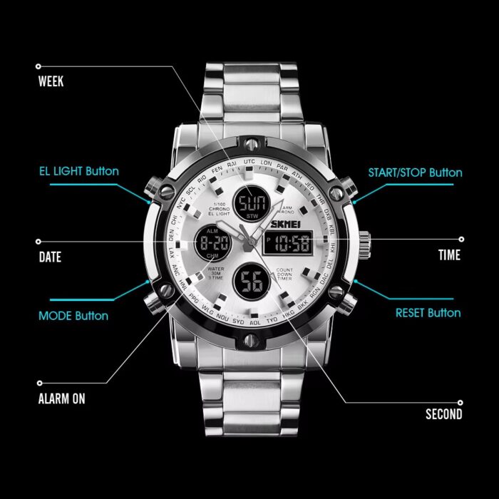 SKMEI 1389 Multi-Function Digital Watch - Image 5