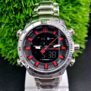 NAVIFORCE NF9181 | Men’s Dual Display Watch | Red Sport Dial