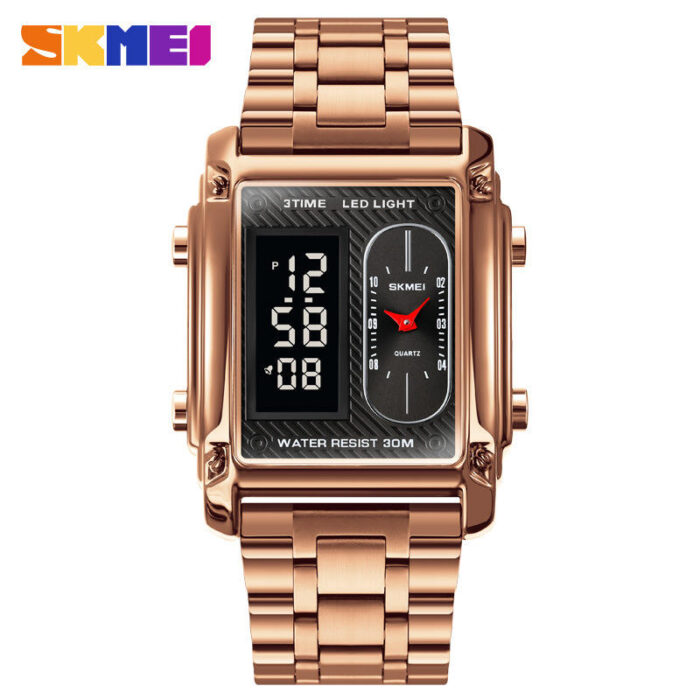 SKMEI 1652 Dual Time Chrono Watch