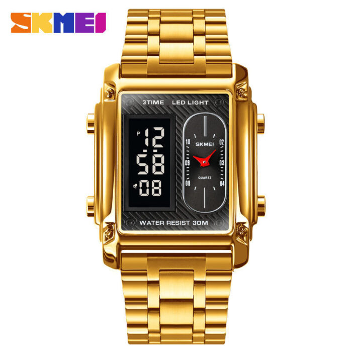 SKMEI 1652 Dual Time Chrono Watch - Image 4