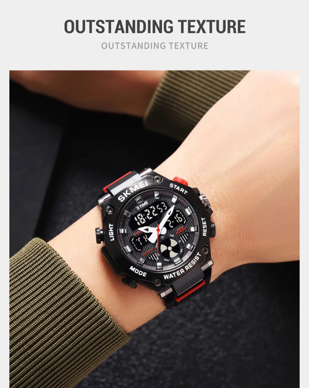 SKMEI 2223 Digital‑Analog Sports Watch - Image 8