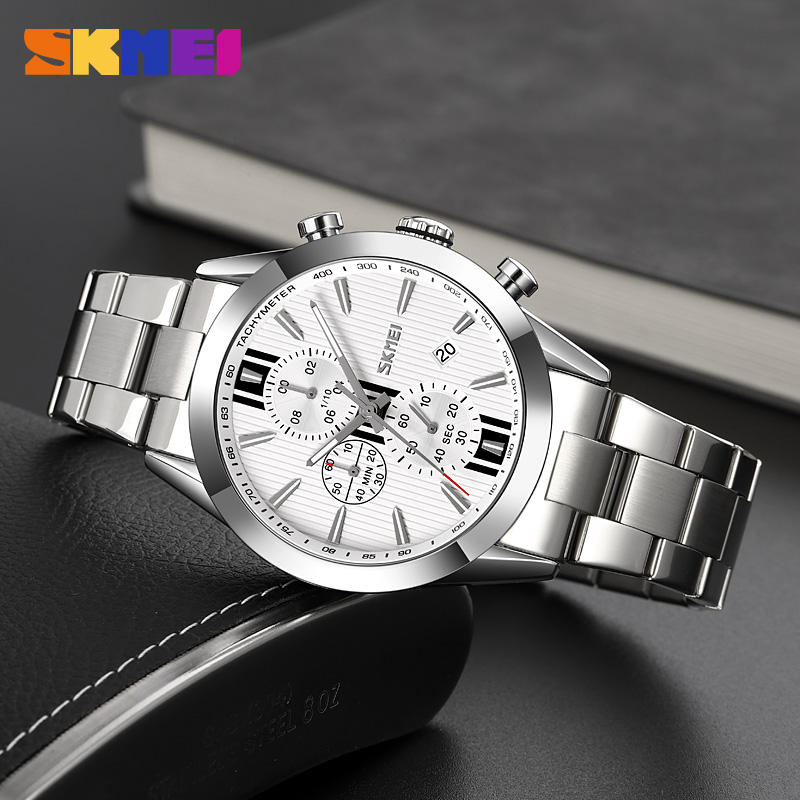 SKMEI 9302 Ferrari Racing Edition Chronograph - Image 6