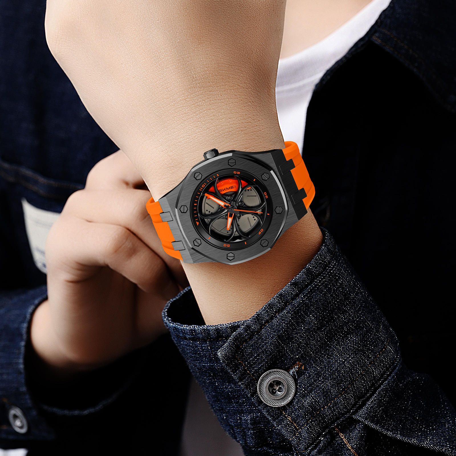 SKMEI 2359 Turbo Rotating Wheel Watch - Image 7