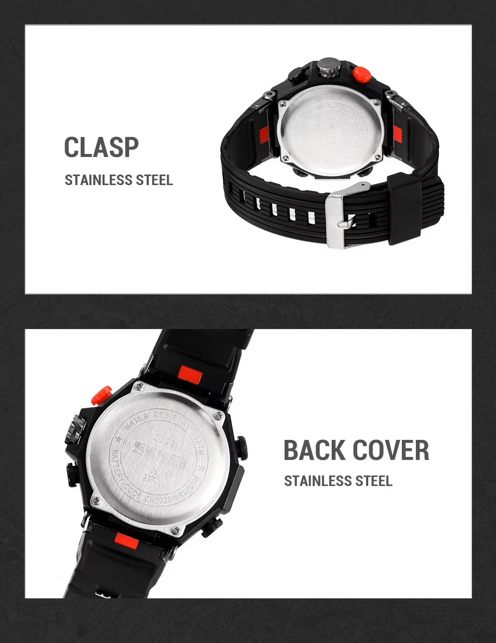 SKMEI 2223 Digital‑Analog Sports Watch - Image 10