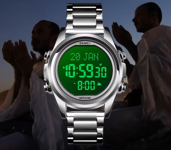 SKMEI 1667 AL-FAJR Azan Qibla Watch
