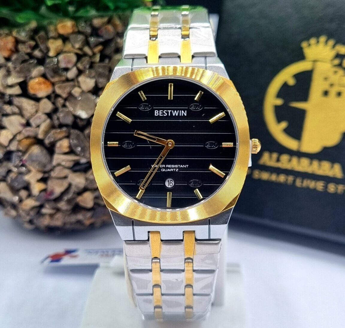 BESTWIN Date Slim Biscuit Watch - Image 3