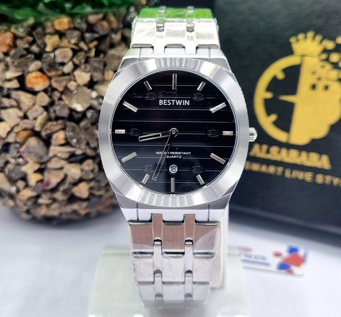 BESTWIN Date Slim Biscuit Watch - Image 5