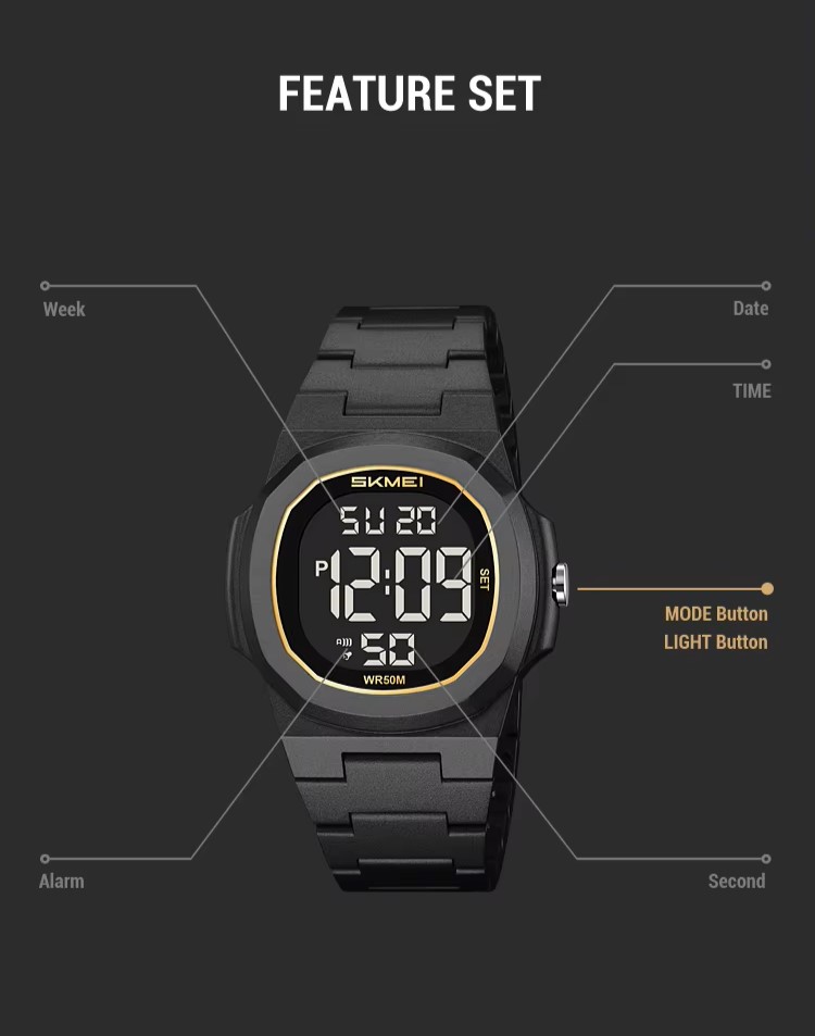 SKMEI 2428 Digital Casual Sports Watch - Image 8