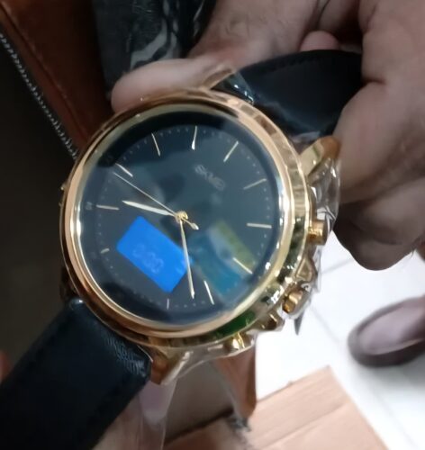SKMEI 1652 Analog Digital Watch | Sleek Design | Leather Strap photo review