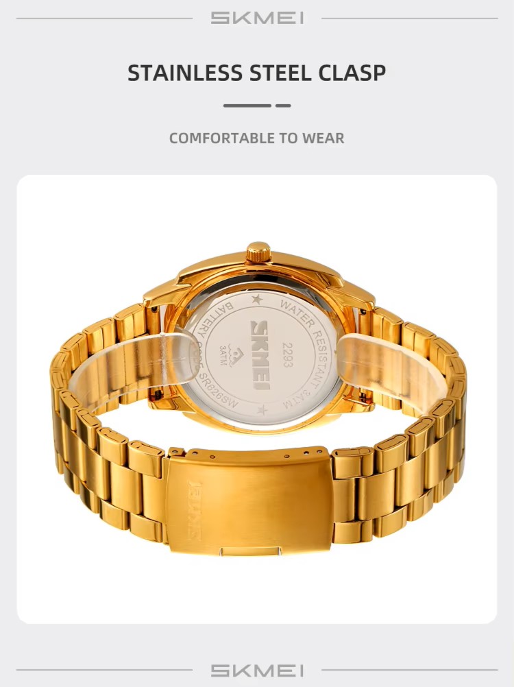 SKMEI 2293 Skeleton Dial Chrono Watch - Image 13